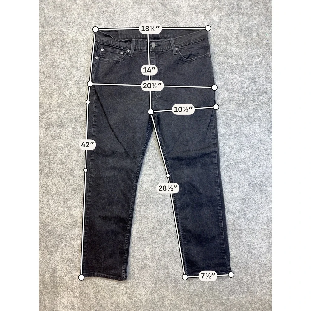 Lot of 4 Levi's Slim Jeans Men's 38x30 Blue Black 511 541 513 Denim Work Pants